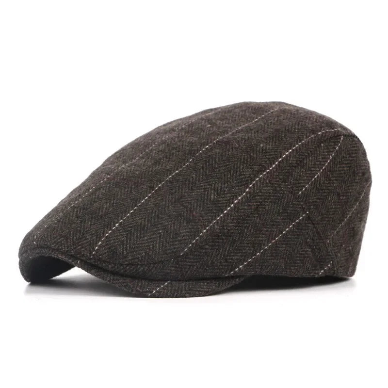 Variant image for Klassischer Männer Beret aus Wolle – Vintage Stil für Herbst-4