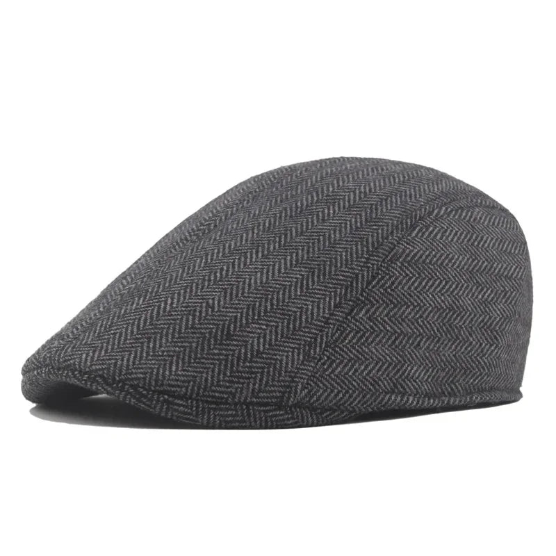 Variant image for Klassischer Männer Beret aus Wolle – Vintage Stil für Herbst-3
