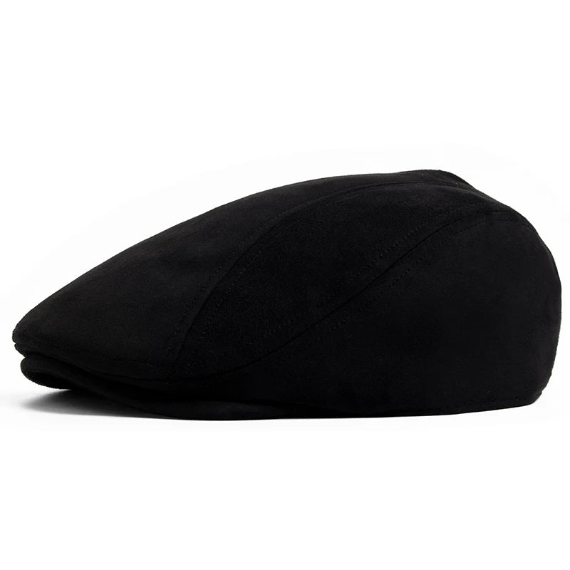 Variant image for Vintage Wildleder Beret Unisex für Herbst und Winter-2