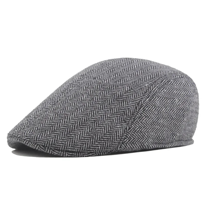 Variant image for Klassischer Männer Beret aus Wolle – Vintage Stil für Herbst-2